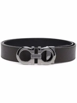 Ferragamo Gancini-buckle reversible belt