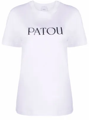 Patou logo-print organic-cotton T-shirt