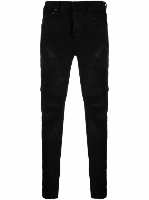 Purple Brand low-rise ripped skinny jeans