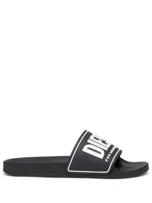 Diesel Sa-Mayemi Cc logo-embossed slides