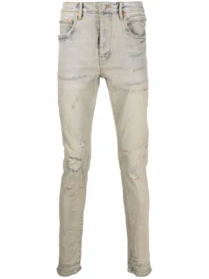 Purple Brand distressed skinny jeans