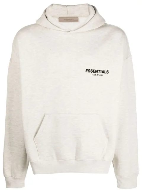 FEAR OF GOD ESSENTIALS logo-print hoodie