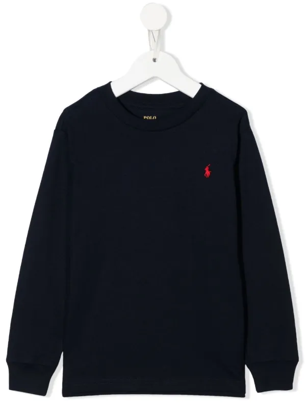 POLO RALPH LAUREN KIDS plain polo pony sweatshirt