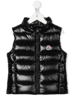 Moncler Enfant Ghany padded logo-patch gilet