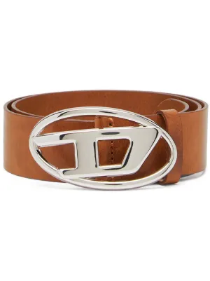 Diesel 1DR logo-buckle belt