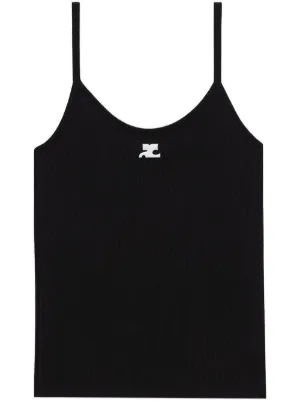 Courrèges Reedition ribbed tank top