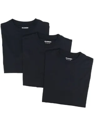 Jil Sander logo-patch detail T-shirt pack