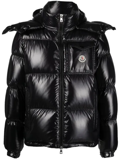 Moncler Montbeliard hooded short down jacket