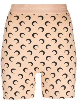 Marine Serre Moon-print cycling shorts