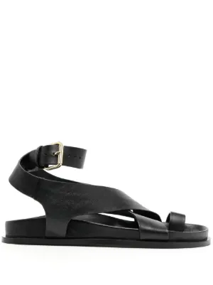 A.EMERY Jalen flat leather sandals