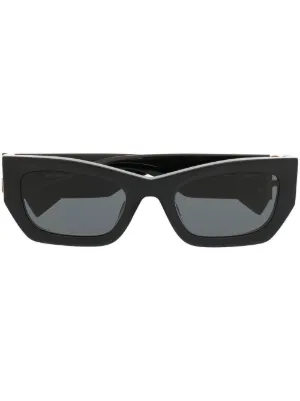 Miu Miu Eyewear logo-plaque rectangular sunglasses
