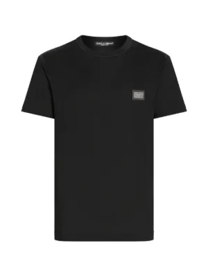Dolce & Gabbana logo-plaque cotton T-shirt
