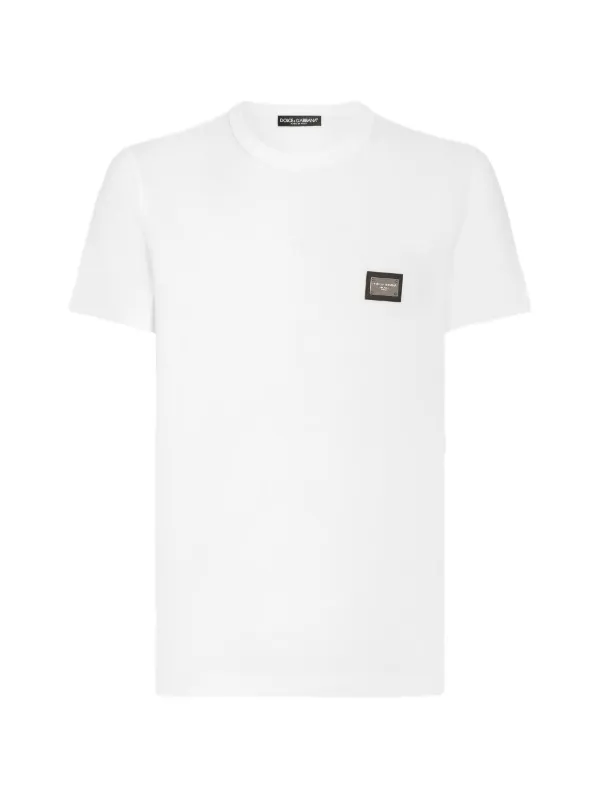 Dolce & Gabbana Cotton T-shirt with branded tag
