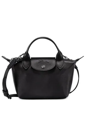 Longchamp mini  Le Pliage leather tote bag