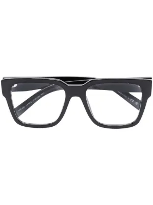 Prada Eyewear triangle-logo plaque square-frame glasses