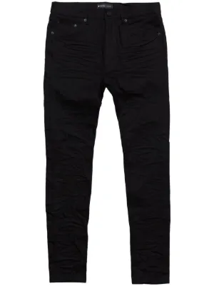 Purple Brand crinkled slim-cut jeans