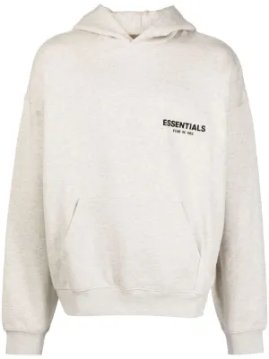 FEAR OF GOD ESSENTIALS logo-print cotton-blend hoodie