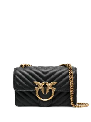 PINKO small shoulder bag Love Bag One chevron