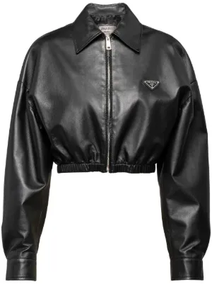 Prada leather jacket