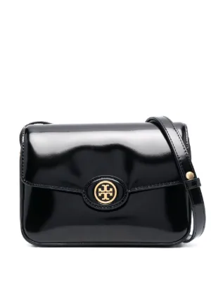 Tory Burch Robinson spazzolato-leather shoulder bag