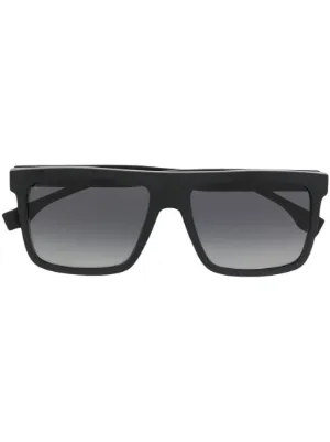 BOSS polarised oversize-frame sunglasses