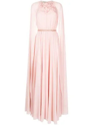 Sachin & Babi Belladonna cape gown