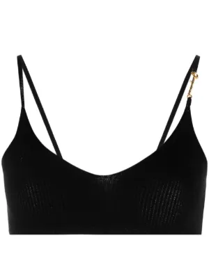 Jacquemus knitted bralette