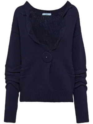 Prada V-neck cashmere jumper