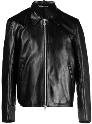 OUR LEGACY zip-up leather jacket