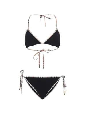 Burberry Check trim bikini