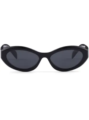 Prada Symbole oval-frame sunglasses