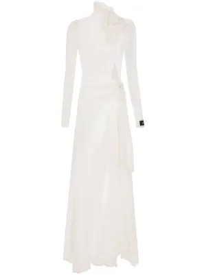 Dolce & Gabbana sheer silk maxi dress