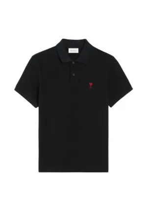 AMI Paris Ami de Coeur piqué polo shirt