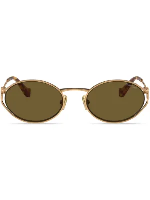 Miu Miu Eyewear logo sunglasses