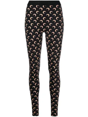Marine Serre Moon-print leggings
