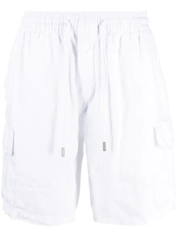 Vilebrequin logo-patch linen shorts