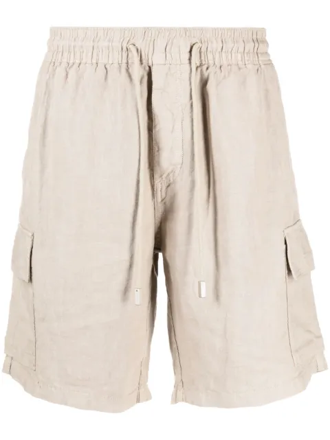 Vilebrequin logo-patch linen shorts