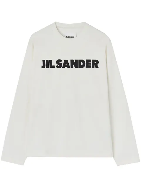 Jil Sander logo-print long-sleeve T-shirt