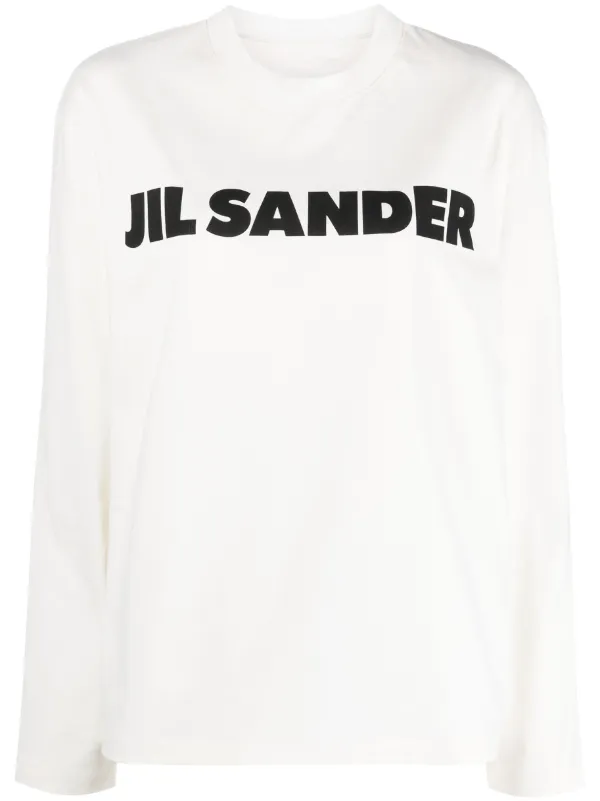 Jil Sander logo-print cotton sweatshirt
