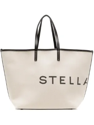 Stella McCartney logo-print cotton tote bag
