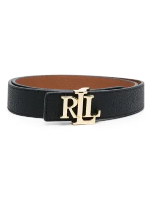 Lauren Ralph Lauren logo-buckle reversible leather belt 