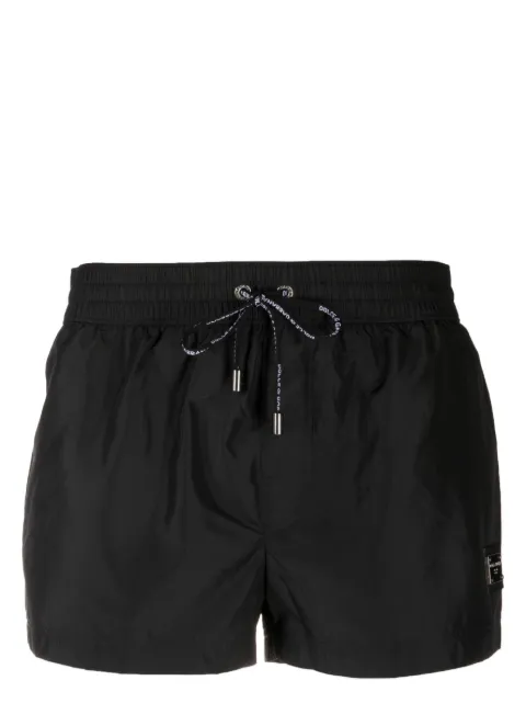 Dolce & Gabbana logo-plaque swim short