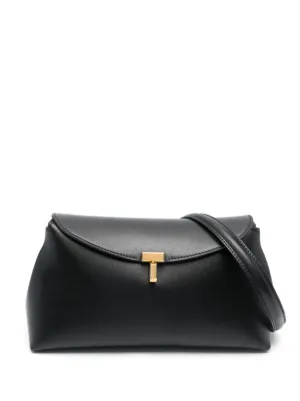 TOTEME T-Lock leather crossbody bag