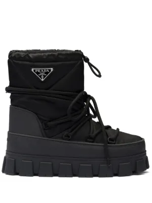 Prada Re-nylon gabardine apr&egrave;s-ski boots