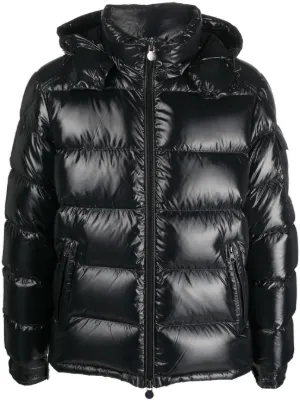 Moncler quilted hooded jacket