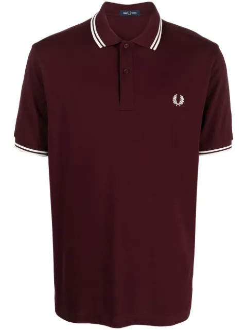Fred Perry logo-embroidered cotton polo shirt