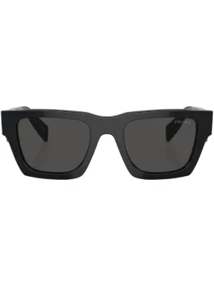 Prada Eyewear logo-lettering square sunglasses