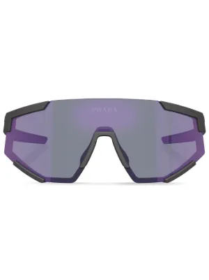 Prada Linea Rossa geometric-frame sunglasses