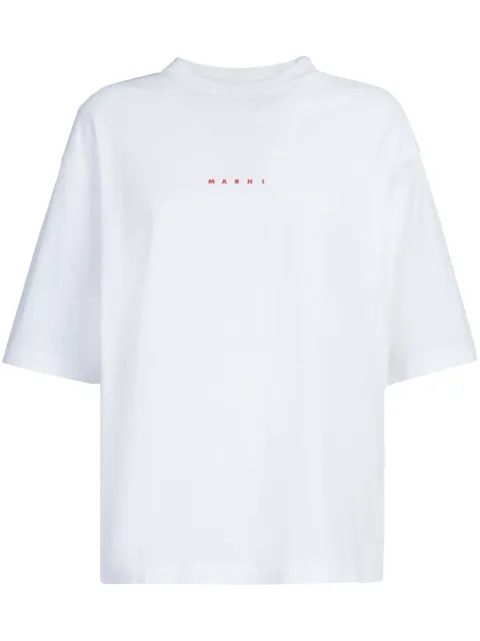 Marni logo-print cotton T-shirt