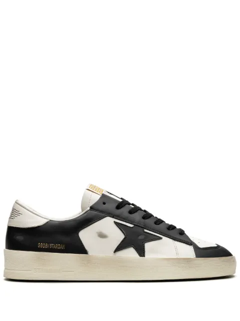 Golden Goose Stardan trainers in white and black leather